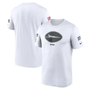 New york jets nike 2024 salute to service legend performance t shirt White
