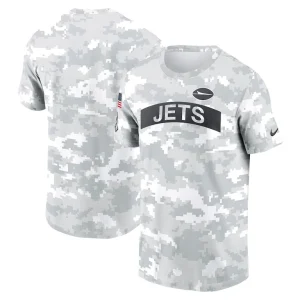 New york jets nike 2024 salute to service performance t shirt Arctic camo