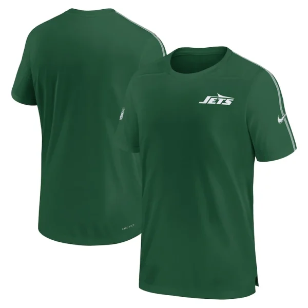 New york jets nike 2024 sideline coach uv performance t shirt Green