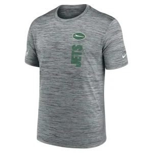 New york jets nike 2024 sideline velocity performance t shirt Gray M