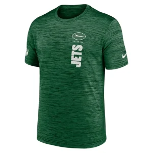 New york jets nike 2024 sideline velocity performance t shirt Green M