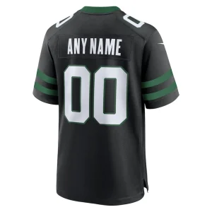 New york jets nike alternate custom game jersey Legacy black L