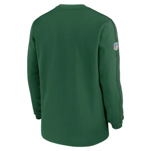 New york jets nike alternate logo coach long sleeve top Green L