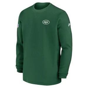 New york jets nike alternate logo coach long sleeve top Green M