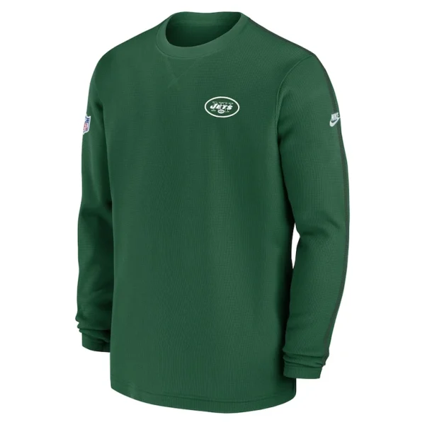 New york jets nike alternate logo coach long sleeve top Green M