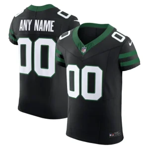 New york jets nike alternate vapor f.u.s.e. elite custom jersey Legacy black