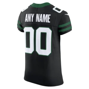 New york jets nike alternate vapor f.u.s.e. elite custom jersey Legacy black 48