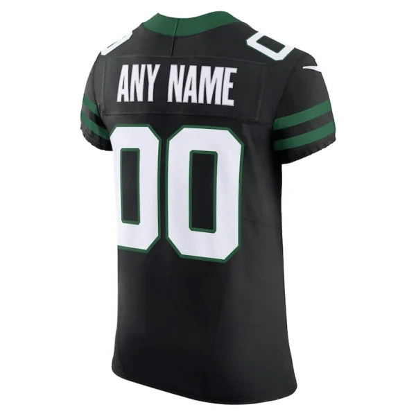 New york jets nike alternate vapor f.u.s.e. elite custom jersey Legacy black 48