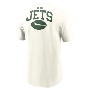New york jets nike blitz essential t shirt Cream L