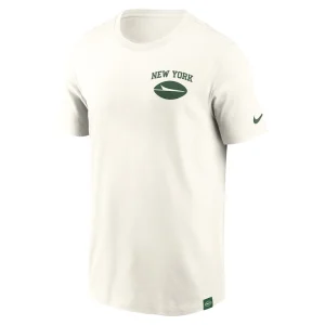 New york jets nike blitz essential t shirt Cream M
