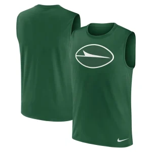New york jets nike blitz legend muscle tank top Green