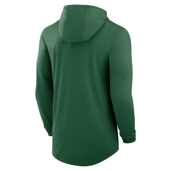 New york jets nike blitz performance t shirt hoodie Green L