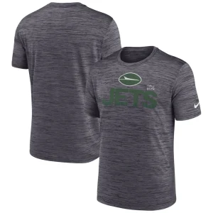 New york jets nike blitz velocity modern performance t shirt Black