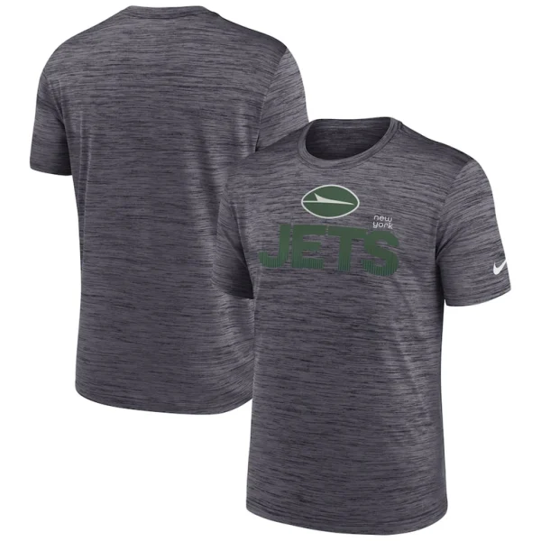 New york jets nike blitz velocity modern performance t shirt Black