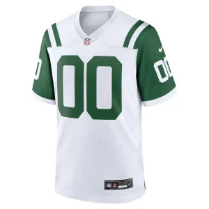 New york jets nike classic alternate custom replica jersey White M