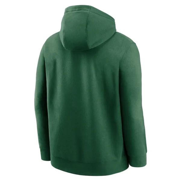 New york jets nike club logo pullover hoodie Green L