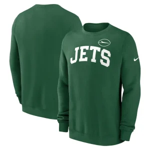 New york jets nike club pullover sweatshirt Green
