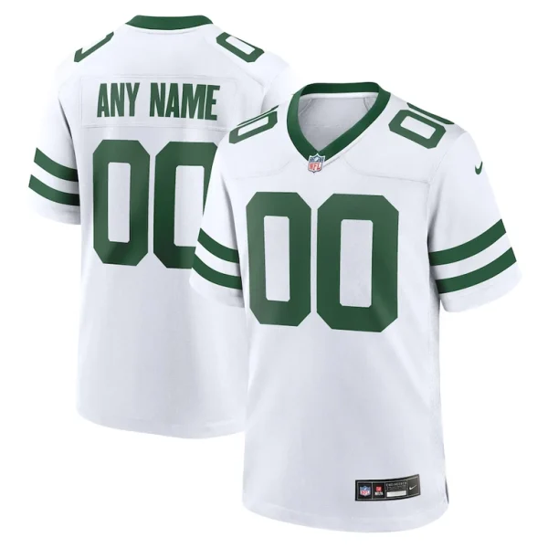 New york jets nike custom game jersey Legacy white