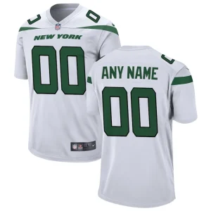 New york jets nike custom game jersey White