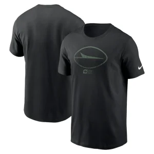 New york jets nike faded essential t shirt Black
