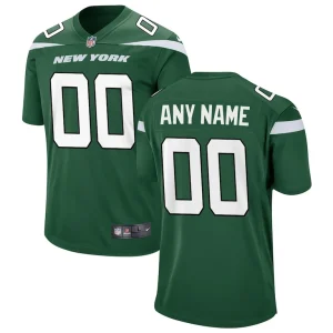 New york jets nike game custom jersey Gotham green