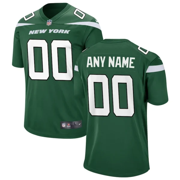 New york jets nike game custom jersey Gotham green