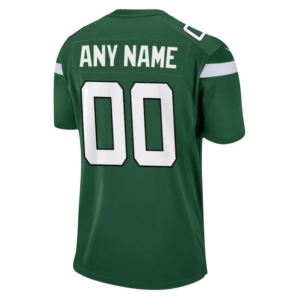 New york jets nike game custom jersey Gotham green L