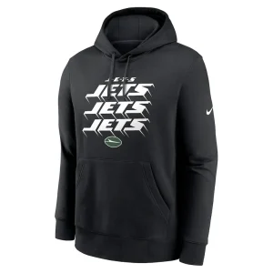 New york jets nike hometown fleece pullover hoodie Black M