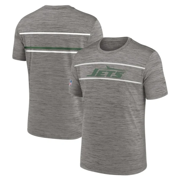 New york jets nike legacy sideline performance t shirt Heather charcoal