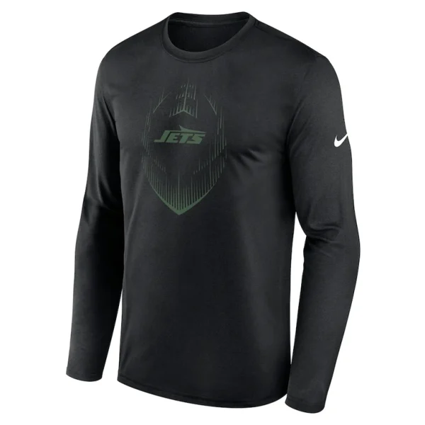 New york jets nike legend icon long sleeve t shirt Black M
