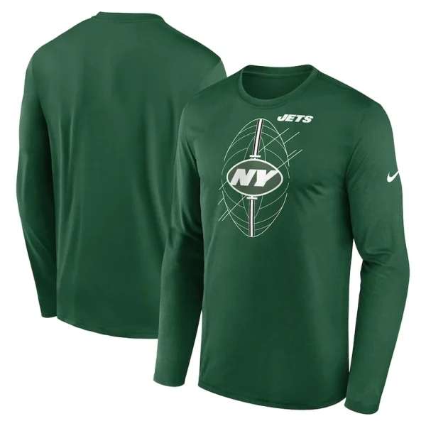 New york jets nike legend icon long sleeve t shirt Green