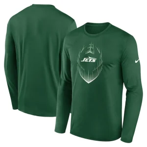 New york jets nike legend icon long sleeve t shirt Green