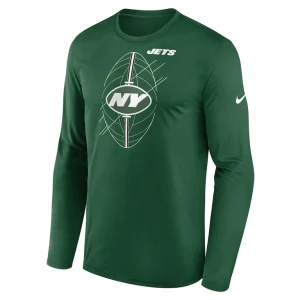 New york jets nike legend icon long sleeve t shirt Green M