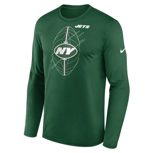 New york jets nike legend icon long sleeve t shirt Green M