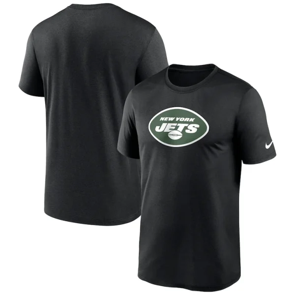 New york jets nike legend logo performance t shirt Black