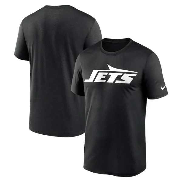 New york jets nike legend logo performance t shirt Black