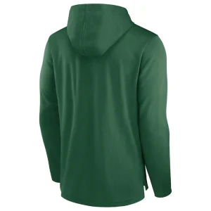 New york jets nike lightweight performance hooded long sleeve t shirt Green L
