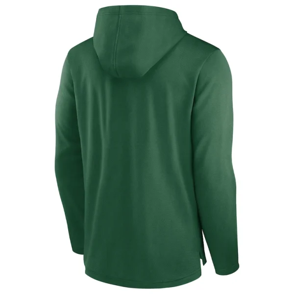 New york jets nike lightweight performance hooded long sleeve t shirt Green L
