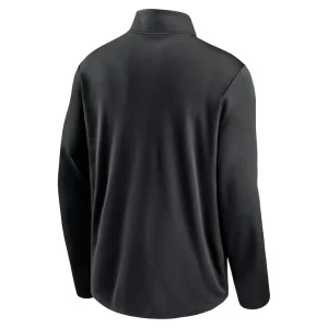 New york jets nike logo pacer performance half zip jacket Black L