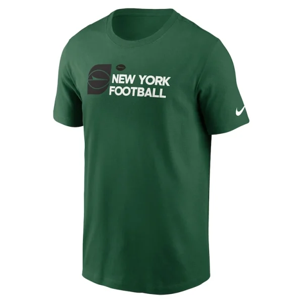 New york jets nike outline t shirt Green M