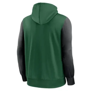 New york jets nike performance full zip hoodie Green L