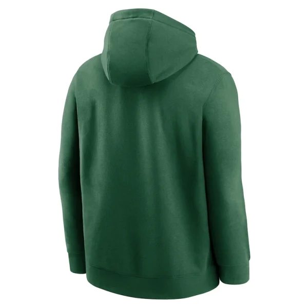 New york jets nike rewind club logo pullover hoodie Green L