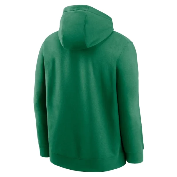 New york jets nike rewind club logo pullover hoodie Kelly green L