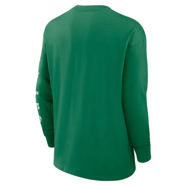 New york jets nike rewind heavy max 90 pocket long sleeve t shirt Green L