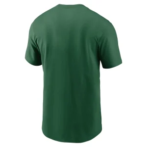 New york jets nike rewind logo essential t shirt Kelly green L