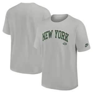 New york jets nike rewind max90 statement t shirt Silver