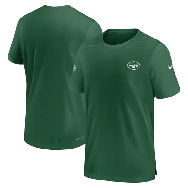 New york jets nike sideline coach performance t shirt Green