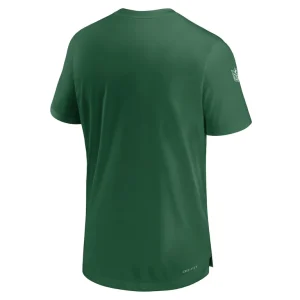 New york jets nike sideline coach performance t shirt Green L