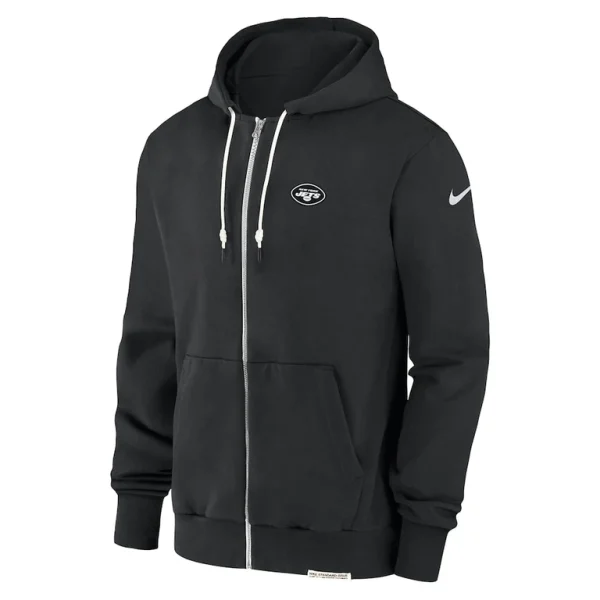 New york jets nike sideline performance full zip hoodie sweatshirt Black M