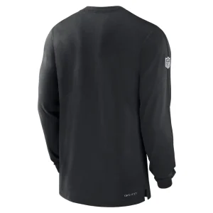 New york jets nike sideline player performance long sleeve t shirt Black L